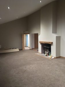 remodelling fireplace building work