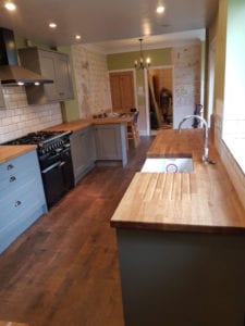 completed kitchen renovation