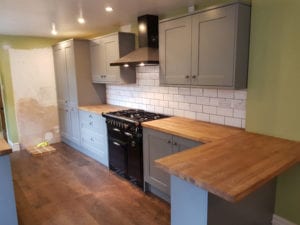 kitchen refubishment by builder